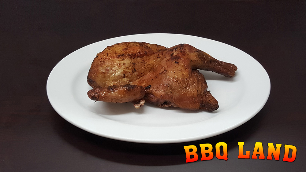 BBQ Land Half Chicken Dinner Plate